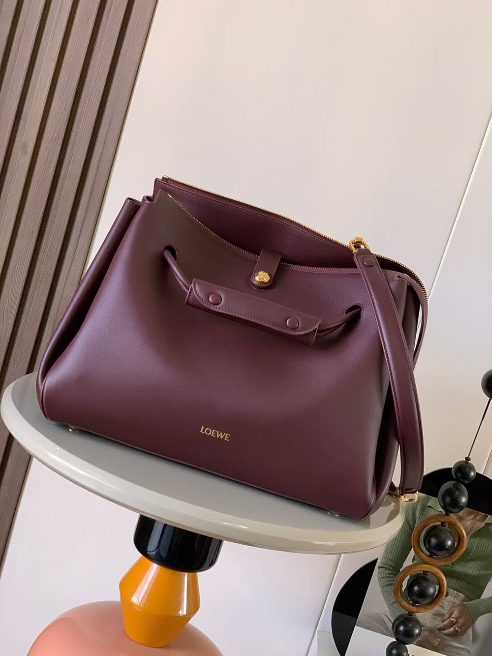 l0ew* madrid bag in S*pple calfskin