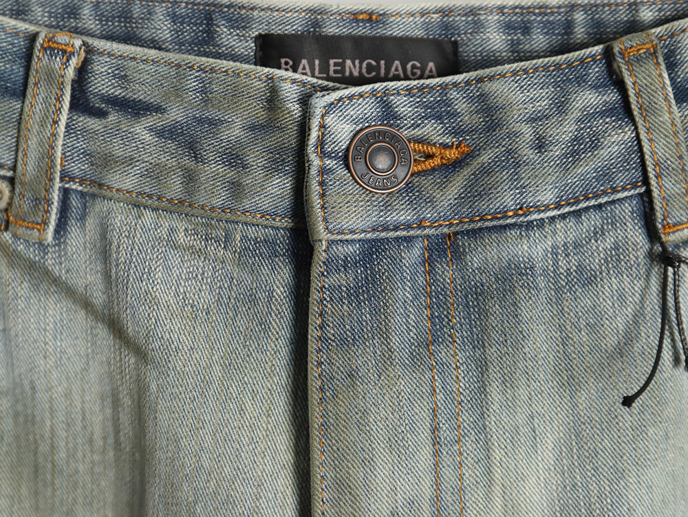 Ba*len*cia*ga y2k totem pattern drawstring jeans