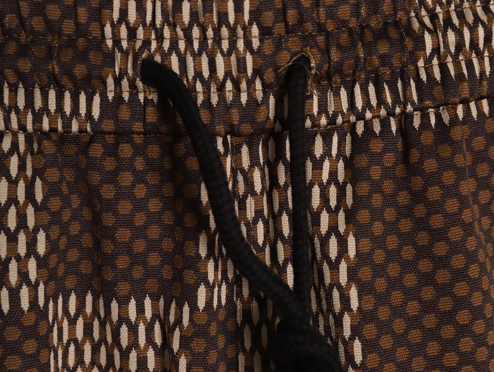 l0*is V*t0n pharrell checkerboard rhinestone wool shorts