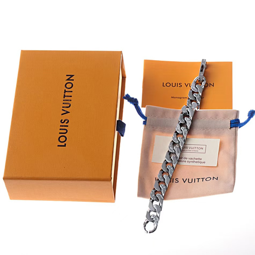 l0*is V*t0n chain links bracelet m69989 21cm