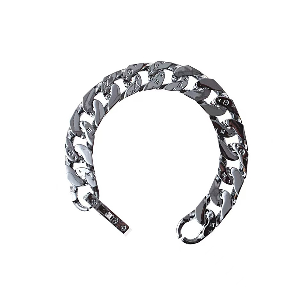l0*is V*t0n chain links bracelet m69989 21cm