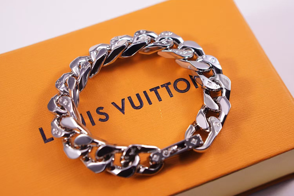l0*is V*t0n chain links bracelet m69989 21cm