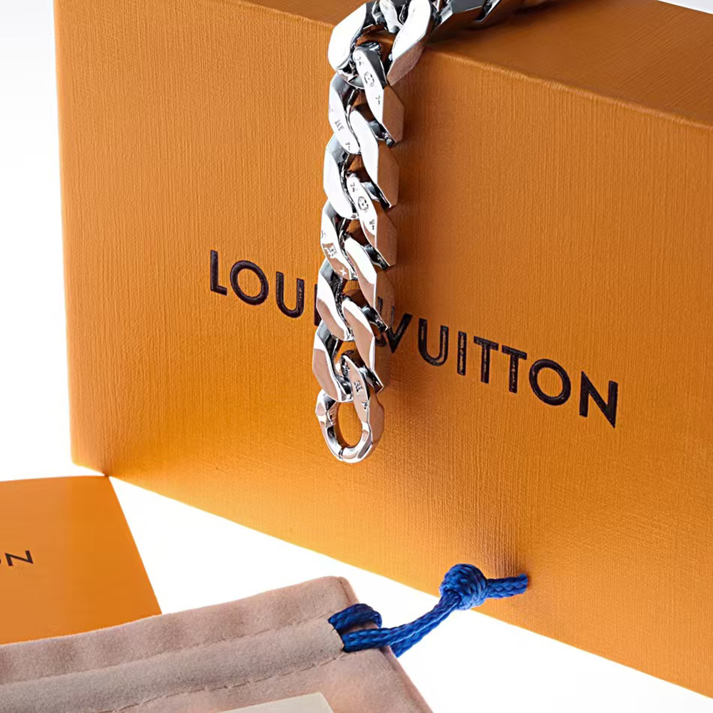 l0*is V*t0n chain links bracelet m69989 21cm