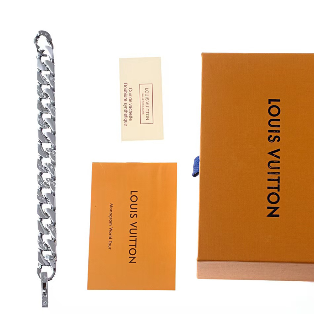 l0*is V*t0n chain links bracelet m69989 21cm