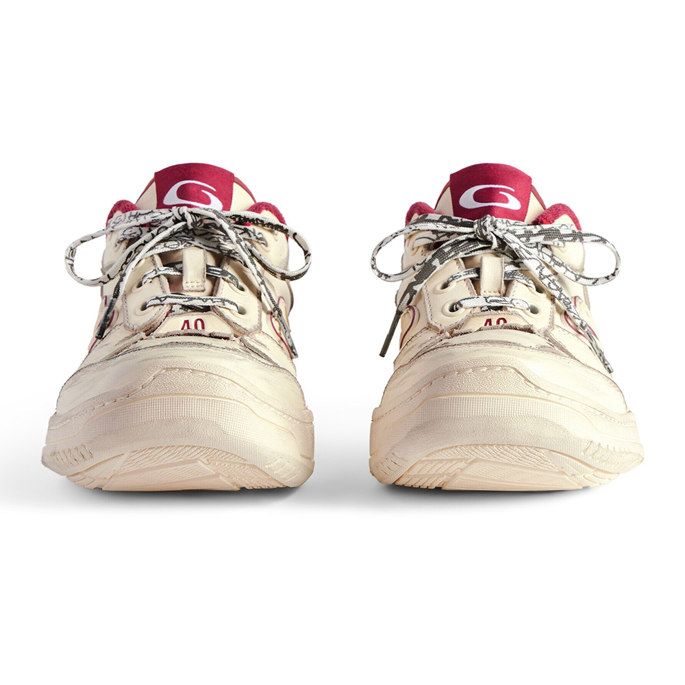 Ba*len*cia*ga hamptons worn-out sneaker