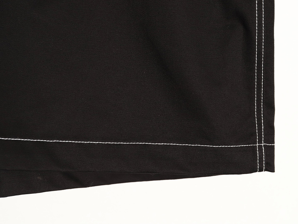 Pra*a triangle stitching cargo shorts