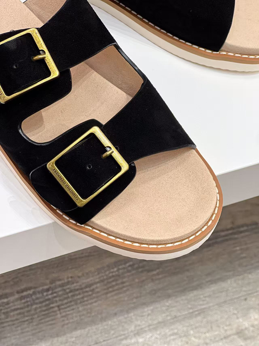 Brunello Cucinelli Suede Sandals