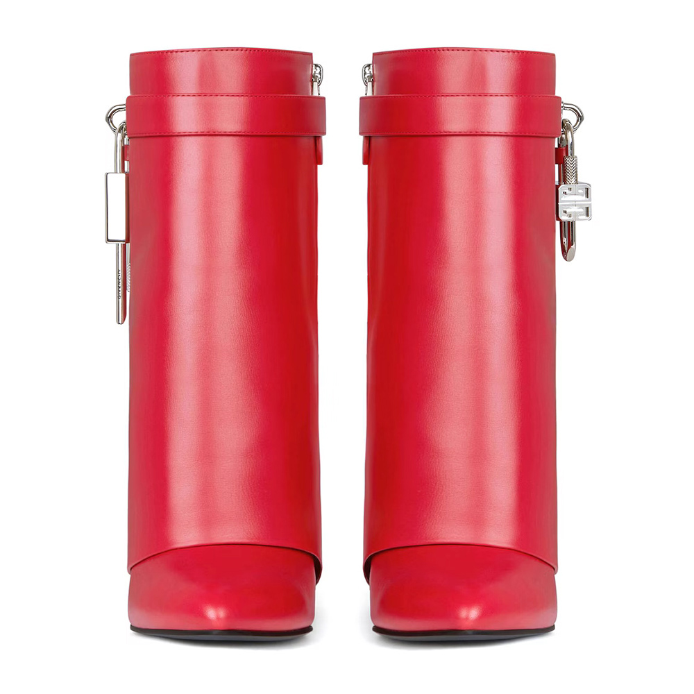 Givenchy Shark Lock ankle boots in leather