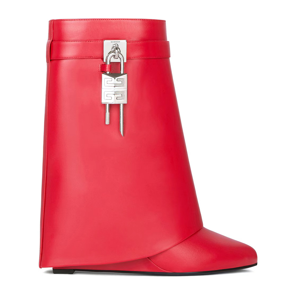Givenchy Shark Lock ankle boots in leather