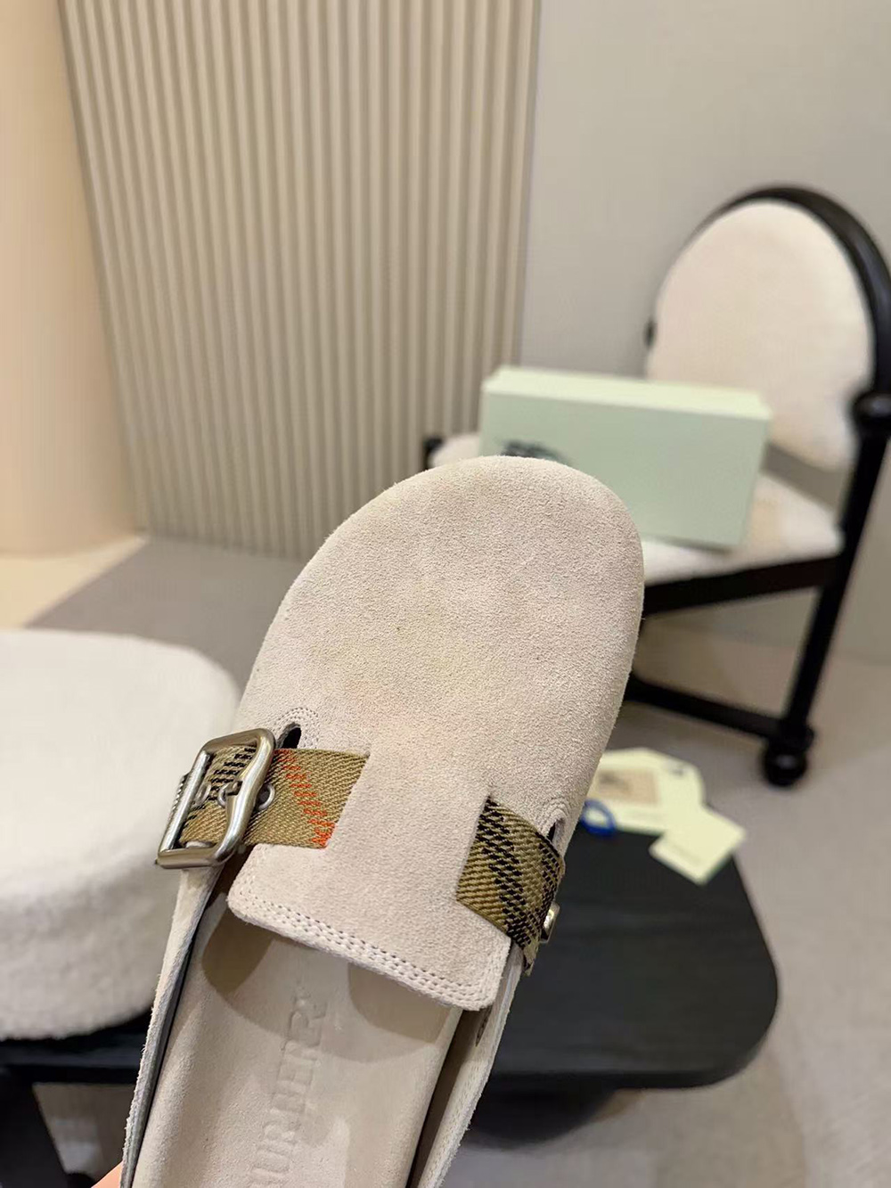 B**rry suede urchin clogs