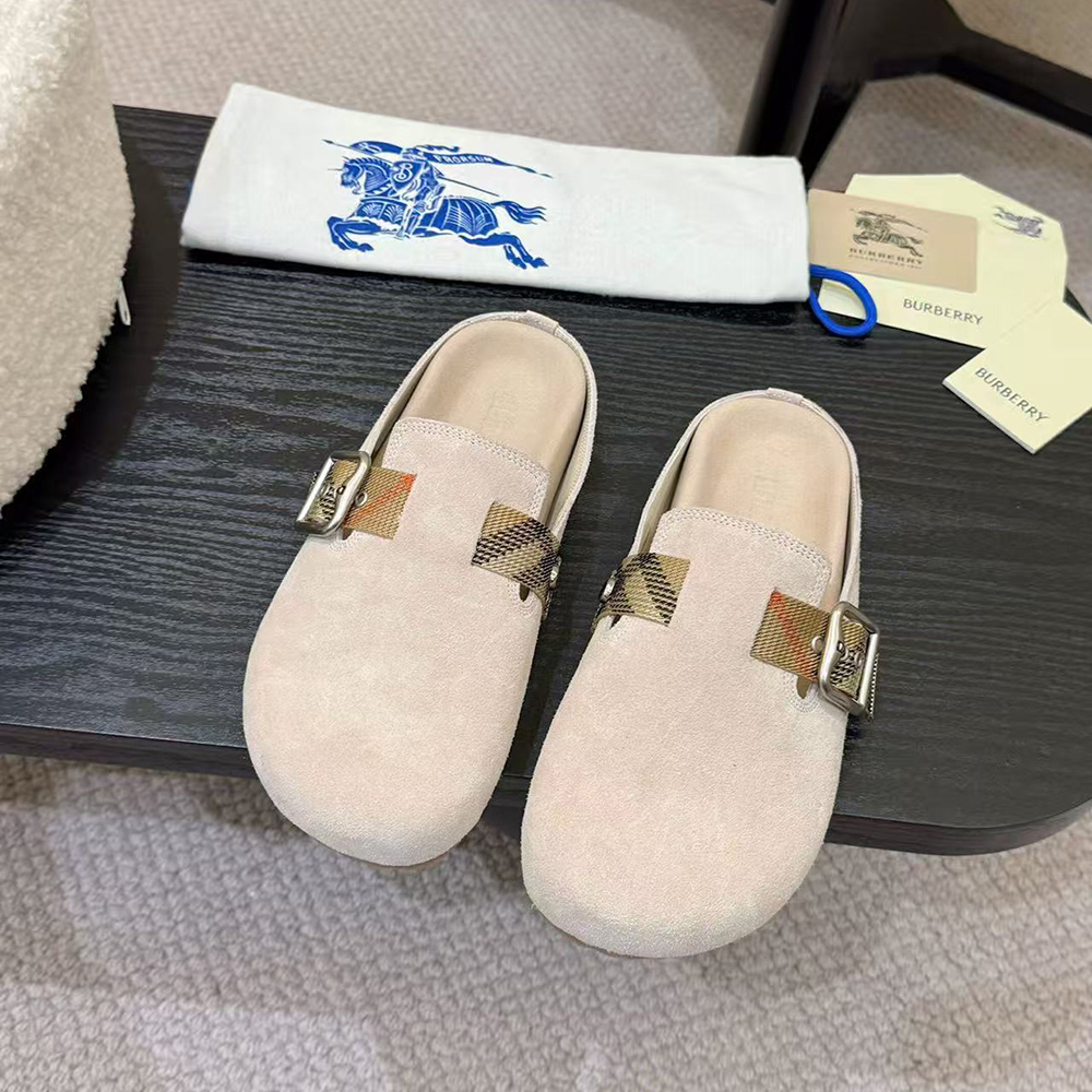 B**rry suede urchin clogs