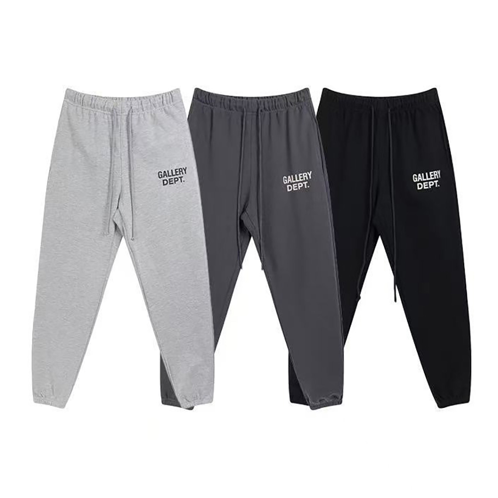 Gallery Dept Logo-Print Cotton weatpants