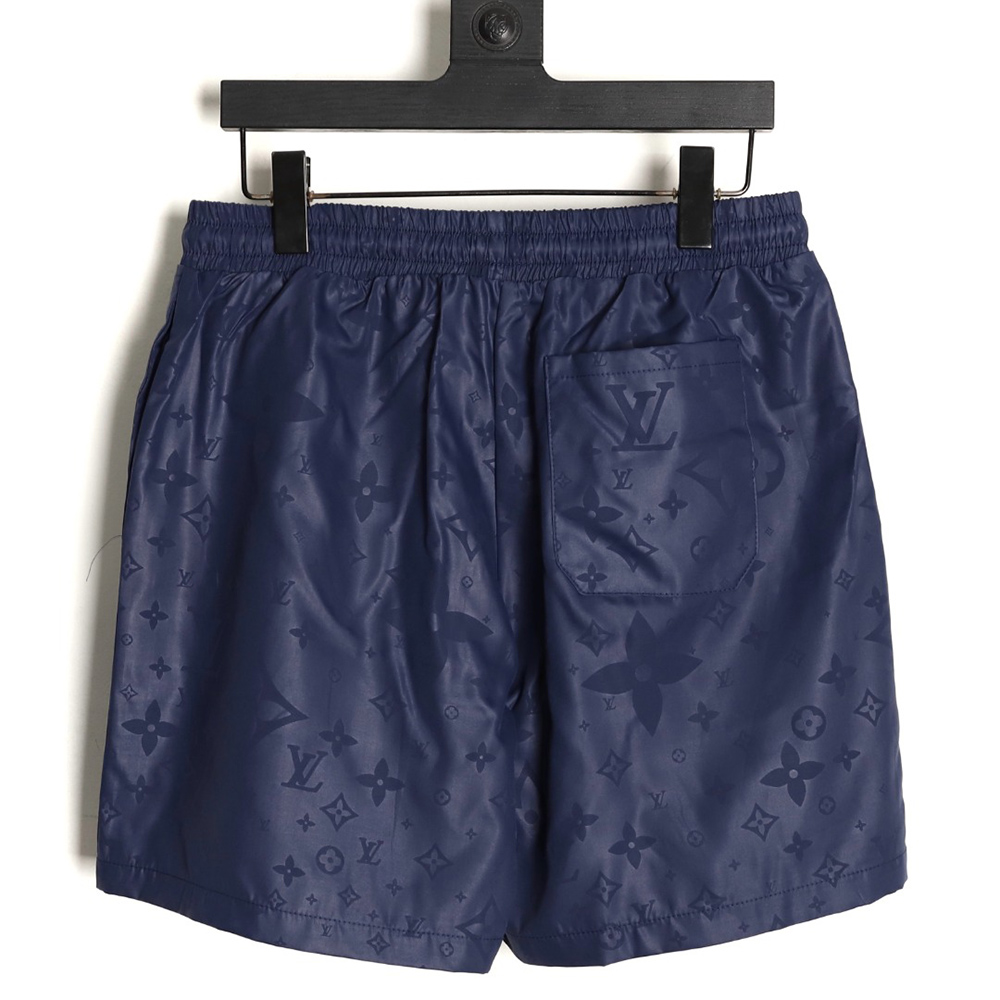 l0*is V*t0n classic dark pattern monogram jacquard beach shorts