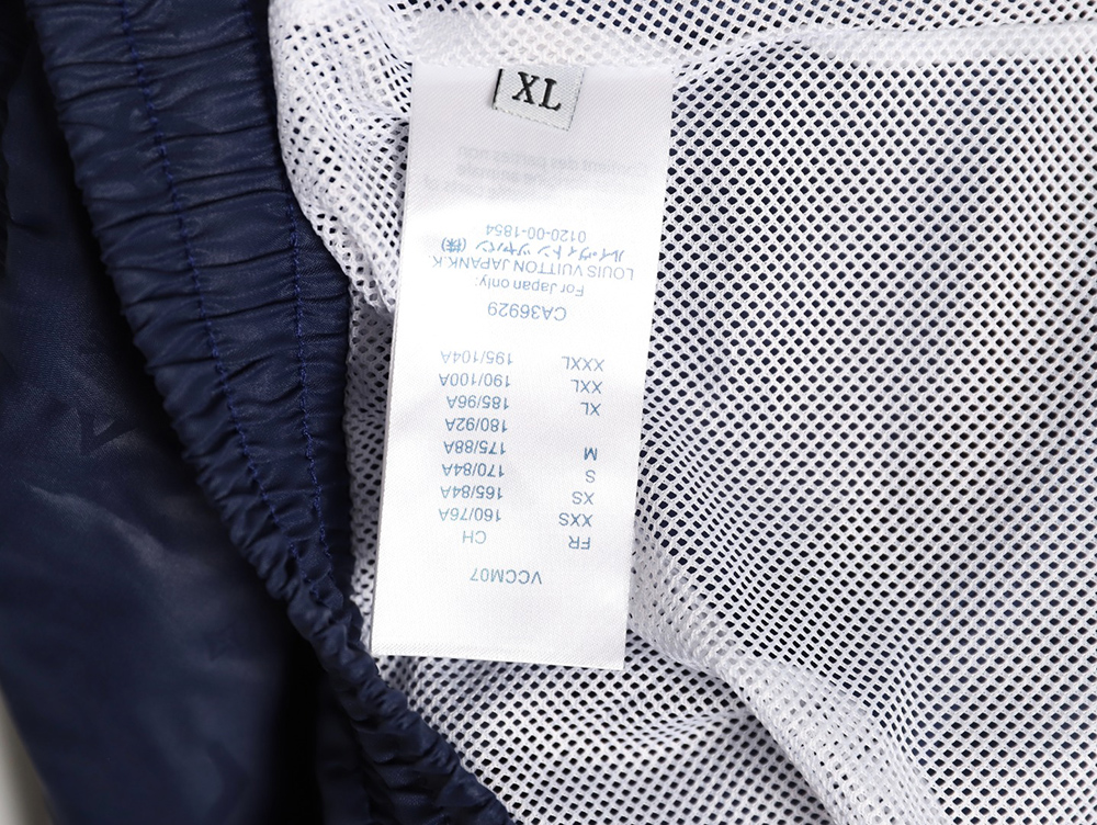 l0*is V*t0n classic dark pattern monogram jacquard beach shorts