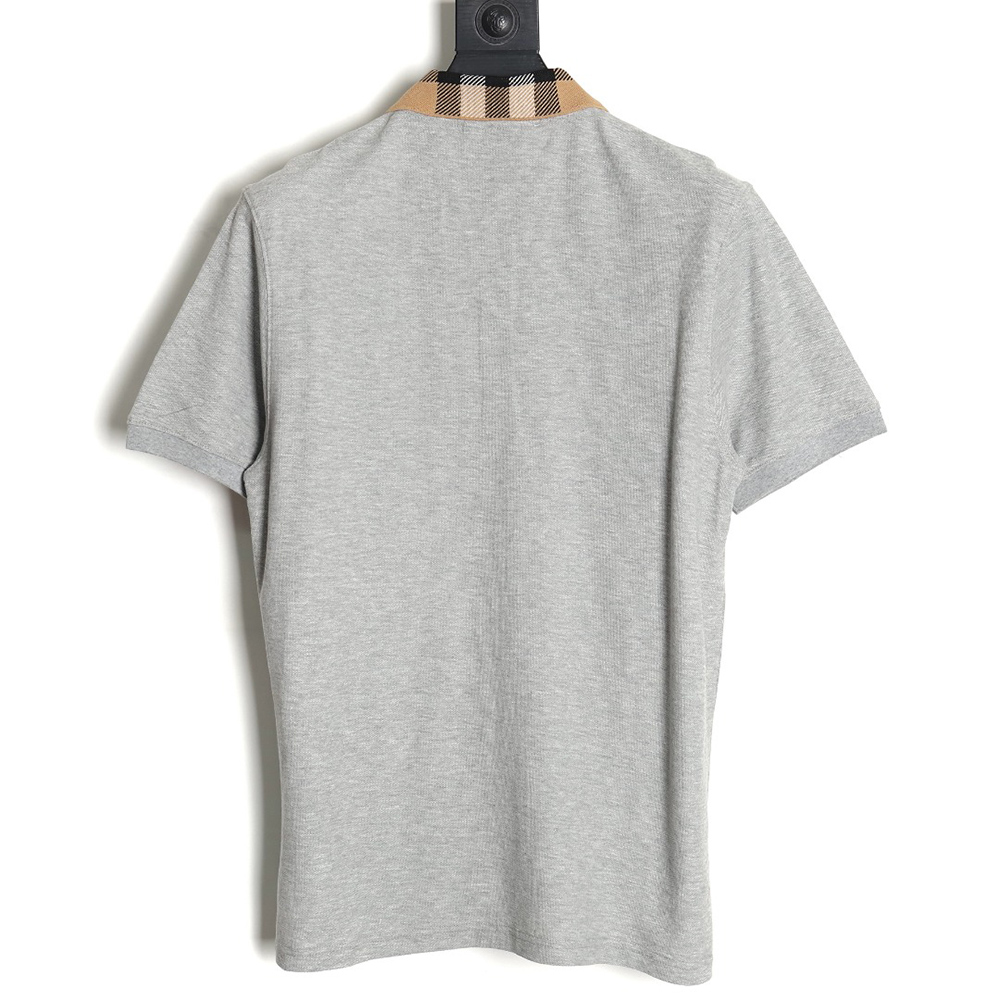 B**rry classic collar check short sleeve polo shirt