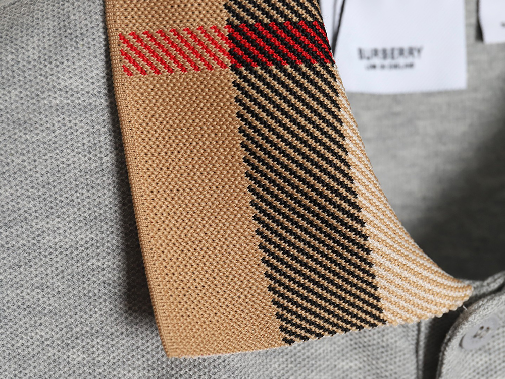 B**rry classic collar check short sleeve polo shirt