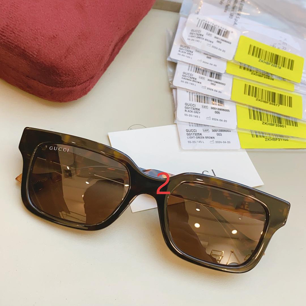 G*u*i black square eyeglasses 1732sk