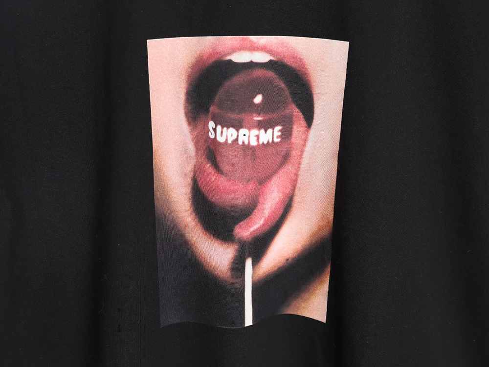 S*p*e logo graphic print crew neck short-sleeved t-shirt