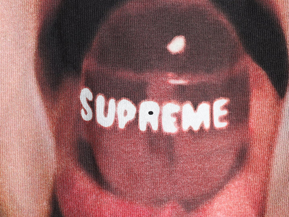 S*p*e logo graphic print crew neck short-sleeved t-shirt