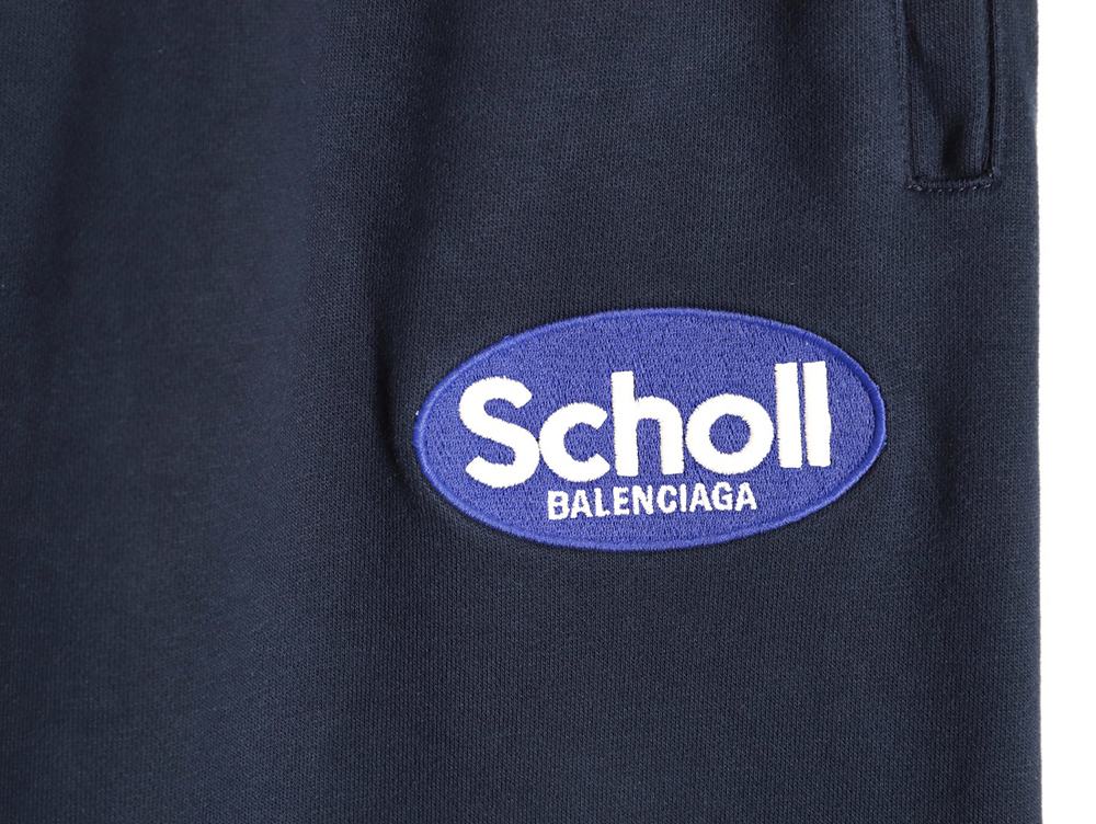 Ba*len*cia*ga & schoi purple circle logo sweatpants