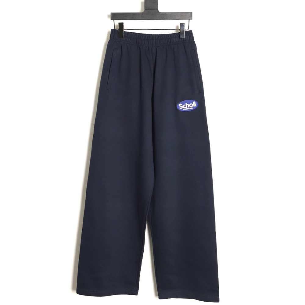 Ba*len*cia*ga & schoi purple circle logo sweatpants