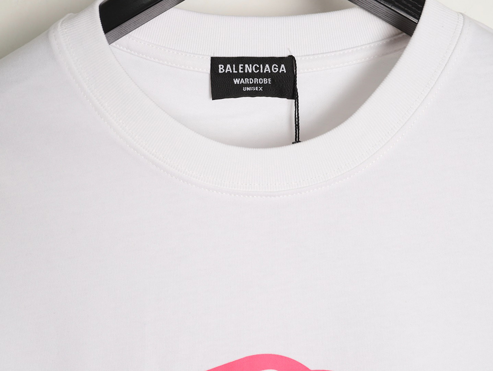Ba*len*cia*ga 3m printed lettering logo short sleeves