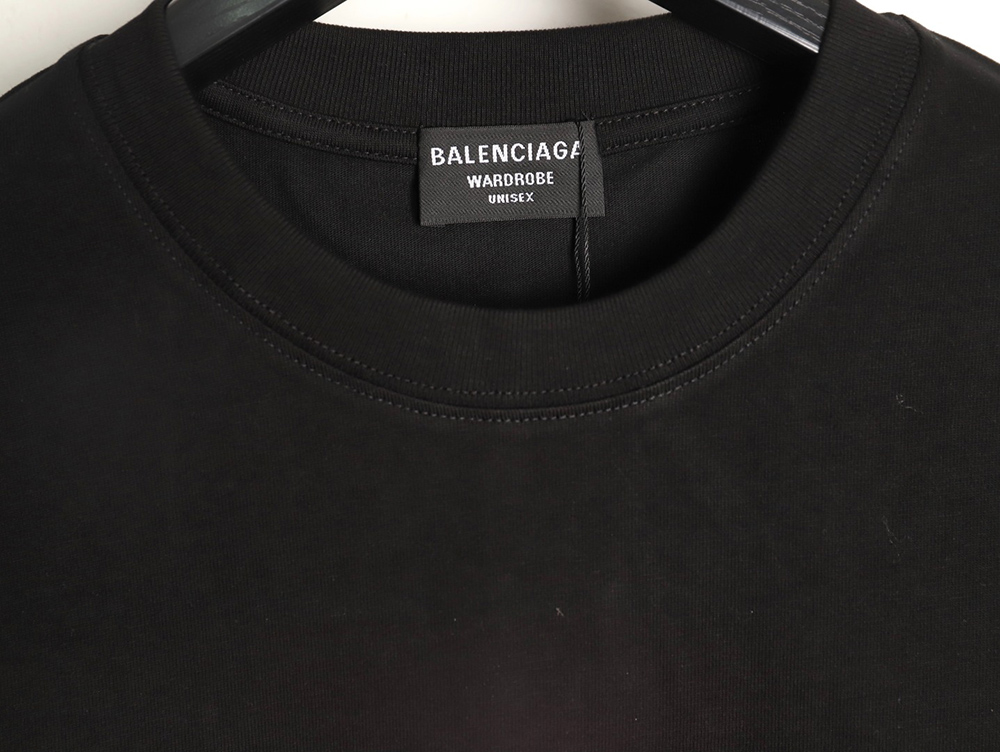 Ba*len*cia*ga 3m printed lettering logo short sleeves tsk1