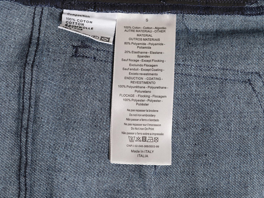 D*or flocked monogram embroidered denim shorts