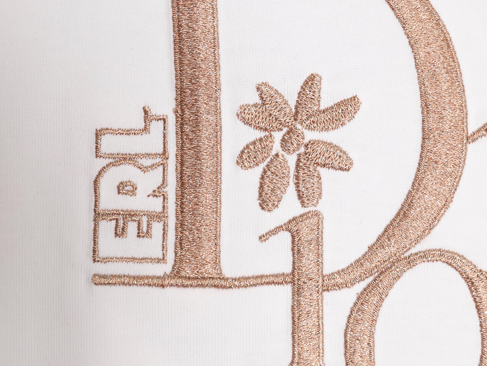 D*or & erl joint embroidered short-sleeved t-shirt