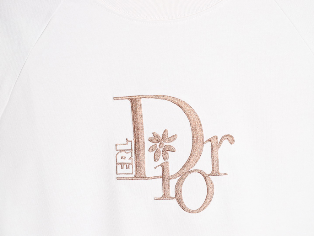 D*or & erl joint embroidered short-sleeved t-shirt