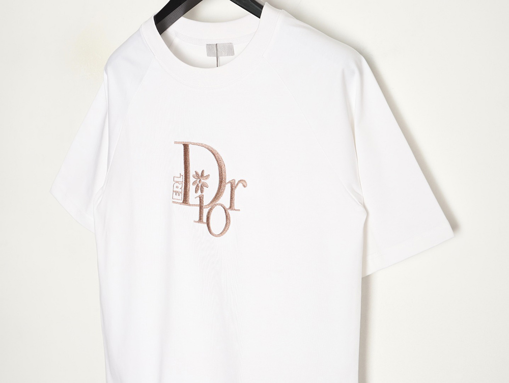D*or & erl joint embroidered short-sleeved t-shirt