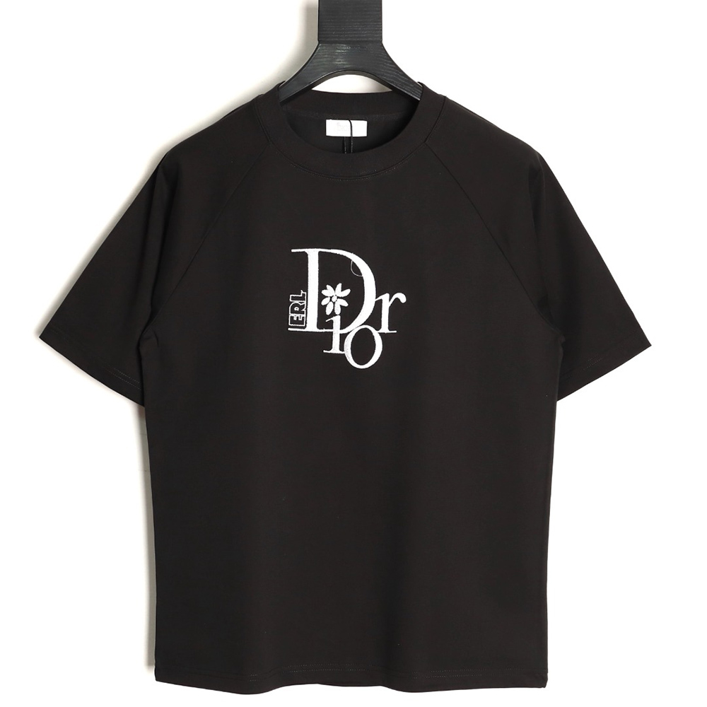 D*or & erl joint embroidered short-sleeved t-shirt tsk1