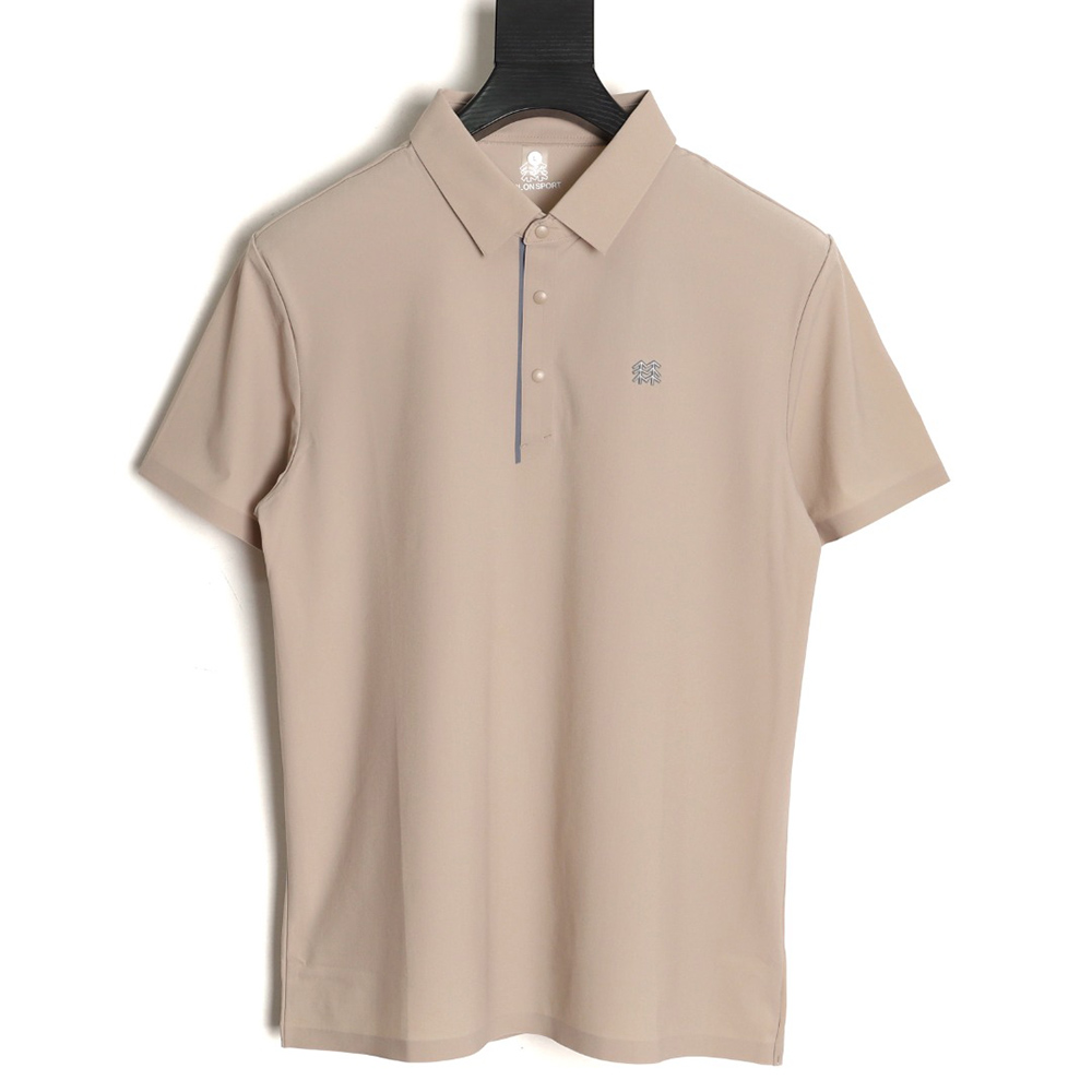 Kolon sport breathable business short polo shirt