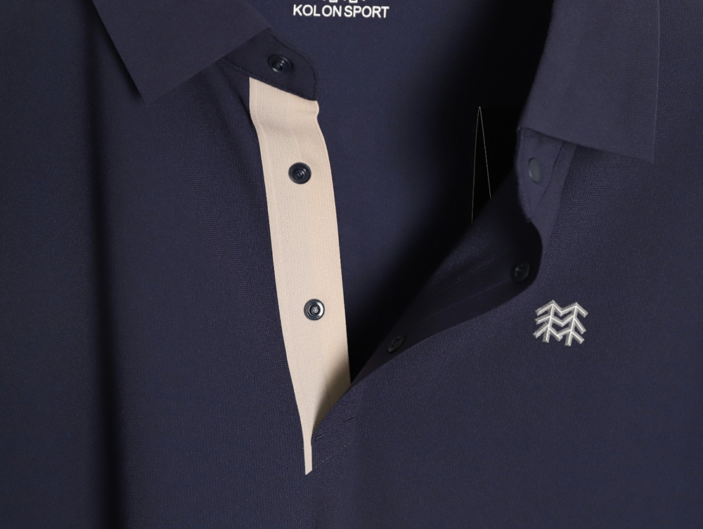 Kolon sport breathable business short polo shirt TSK1