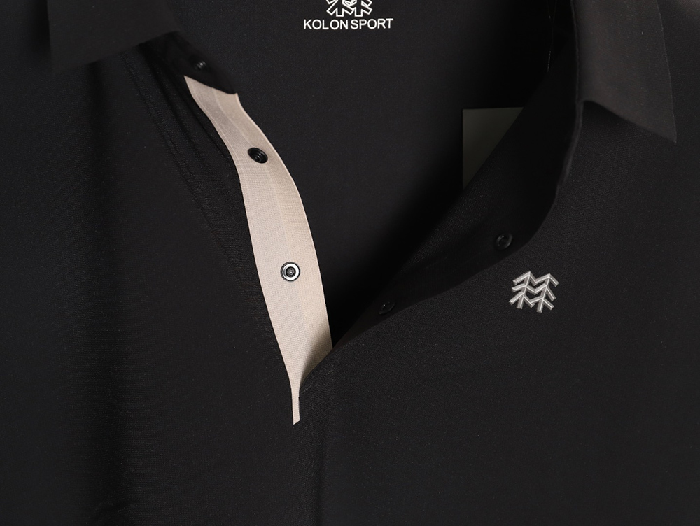 Kolon sport breathable business short polo shirt TSK2