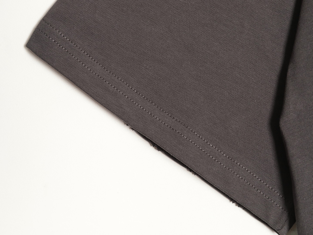 L0ew* cuff logo embroidered short-sleeved t-shirt tsk1