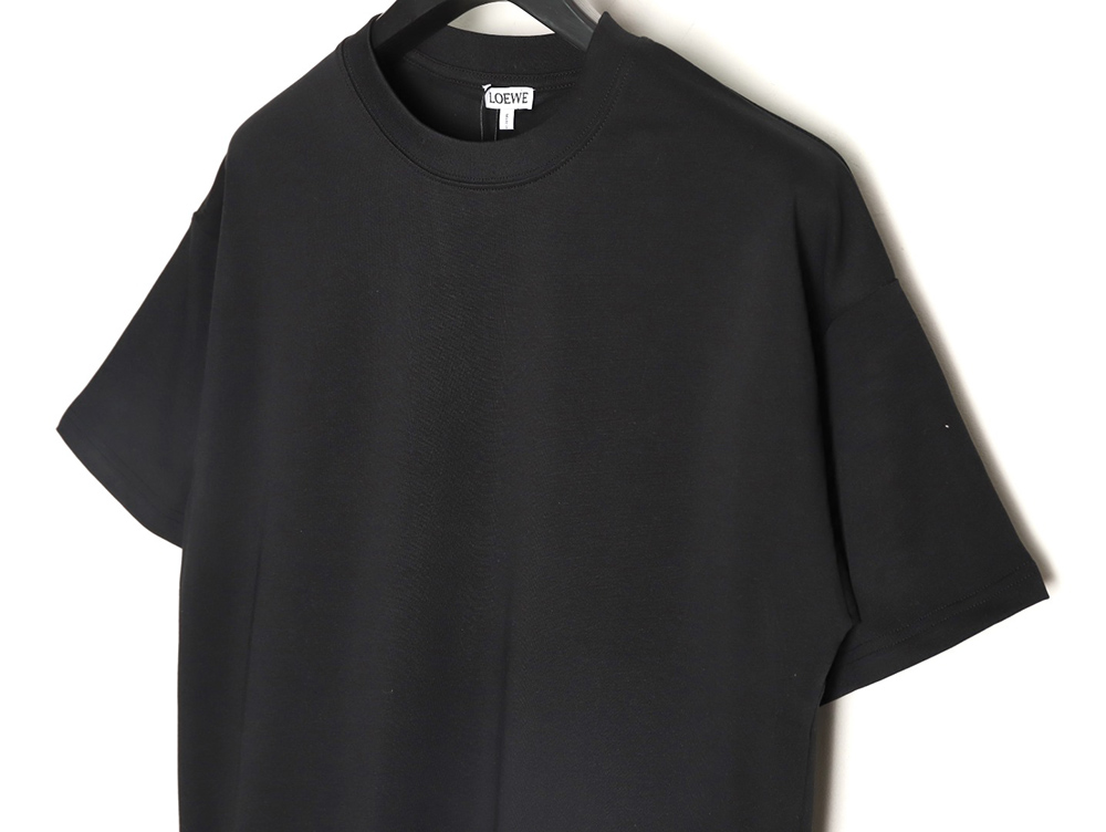 L0ew* cuff logo embroidered short-sleeved t-shirt tsk2