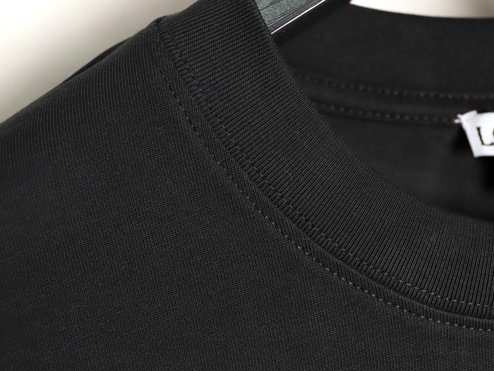 L0ew* cuff logo embroidered short-sleeved t-shirt tsk2