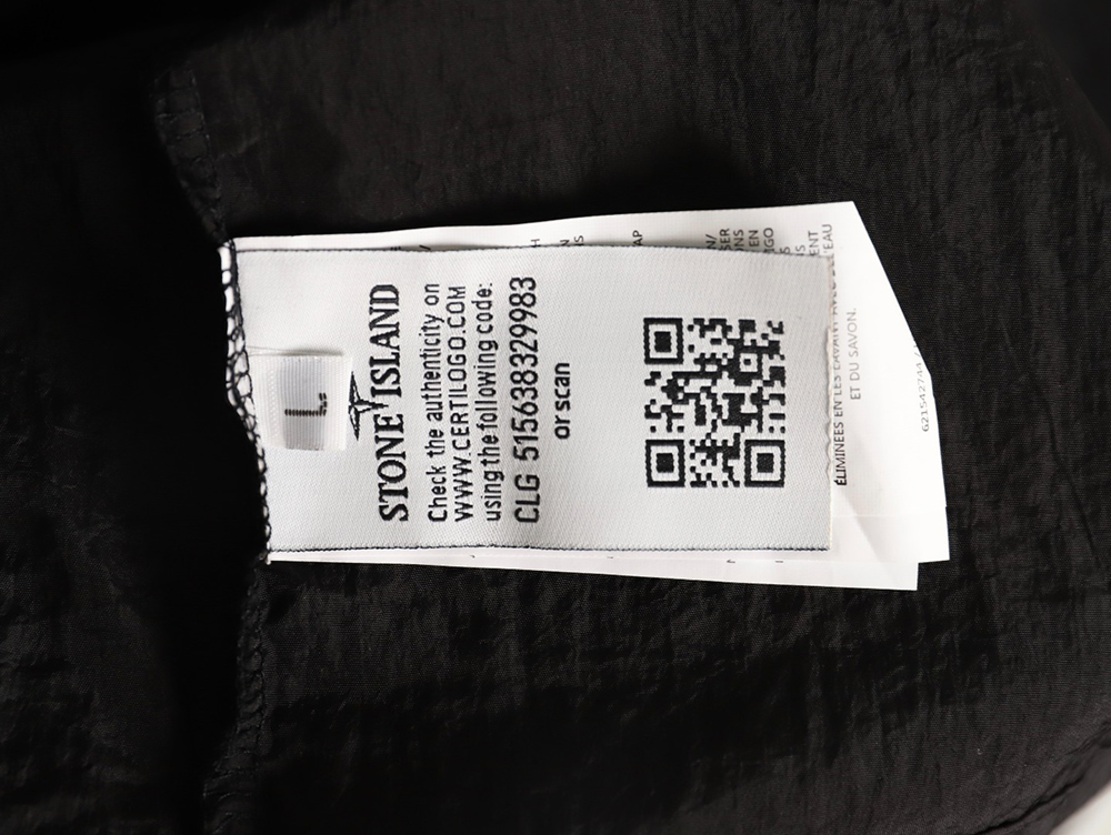 Stone Island solid color logo patch lapel zipper sun protection jacket