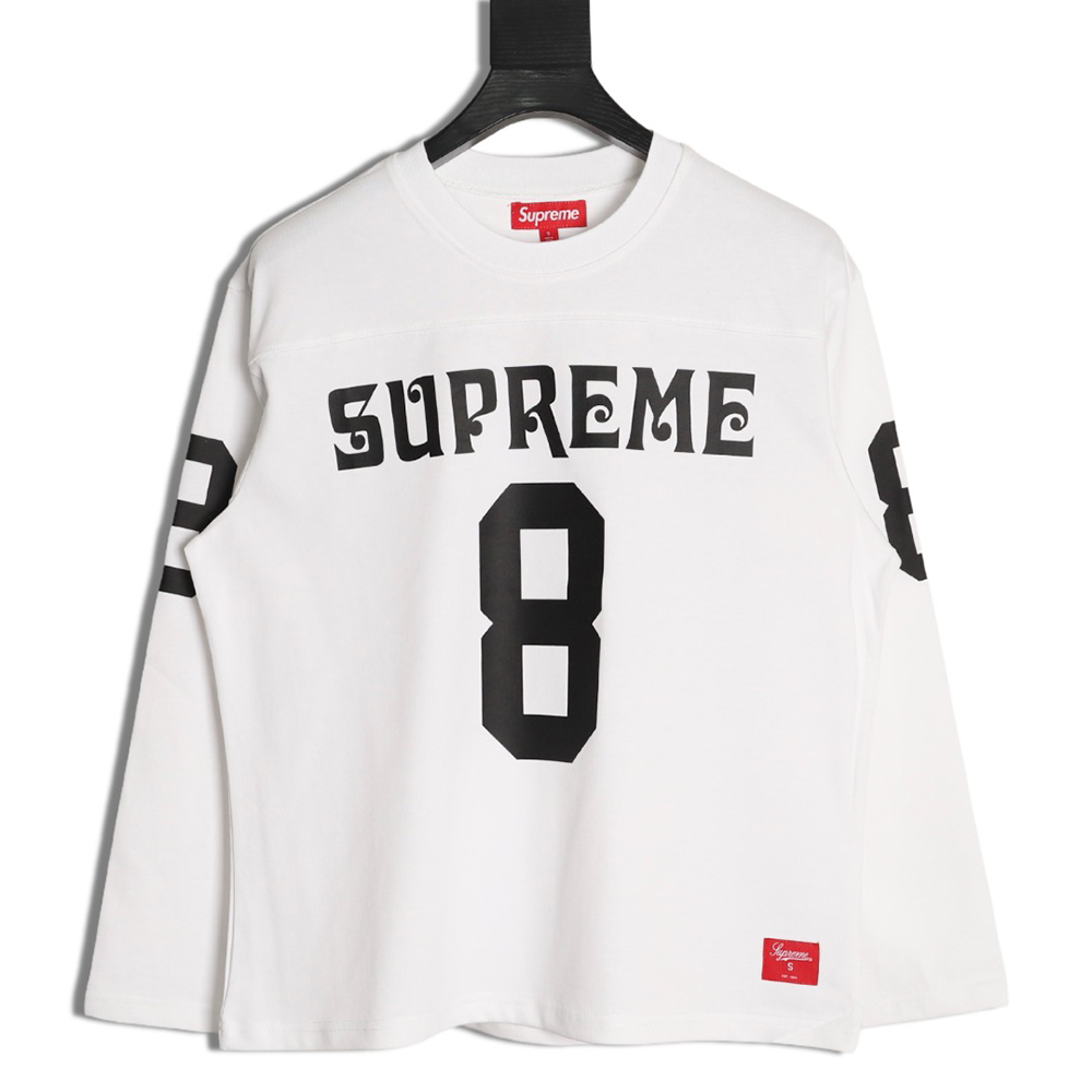 S*p*e no. 8 sanskrit font long-sleeved t-shirt