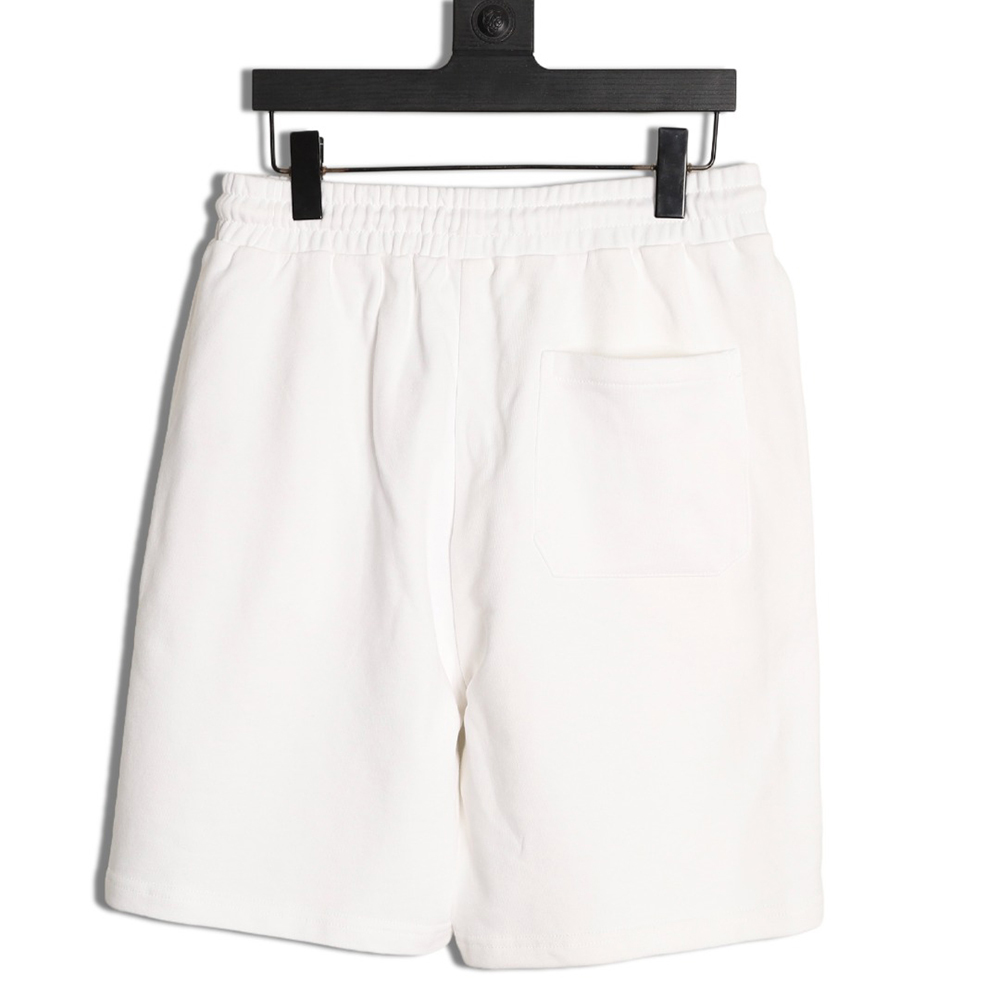 Ba*len*cia*ga masking tape printed shorts