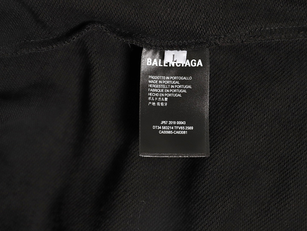 Ba*len*cia*ga masking tape printed shorts tsk1