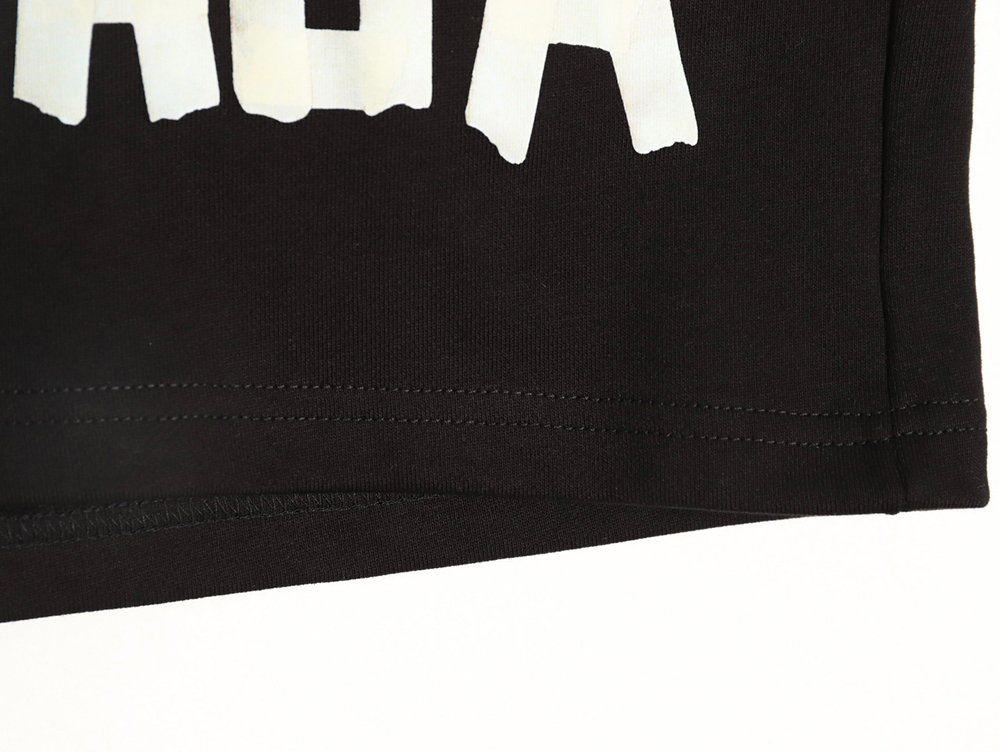 Ba*len*cia*ga masking tape printed shorts tsk1