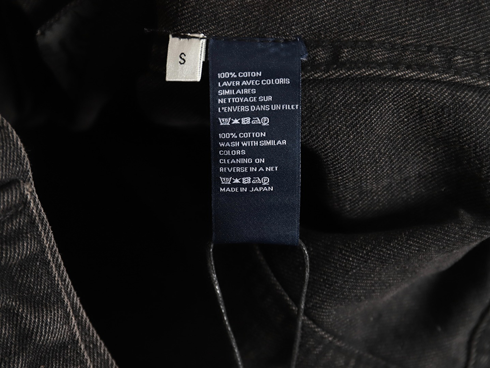 Ce**e paneled hooded denim jacket tsk1