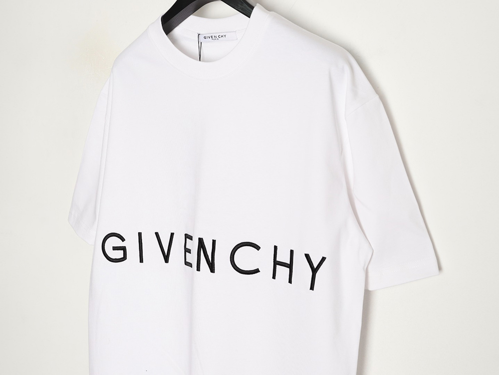 Givenchy embroidered logo short-sleeved shirt