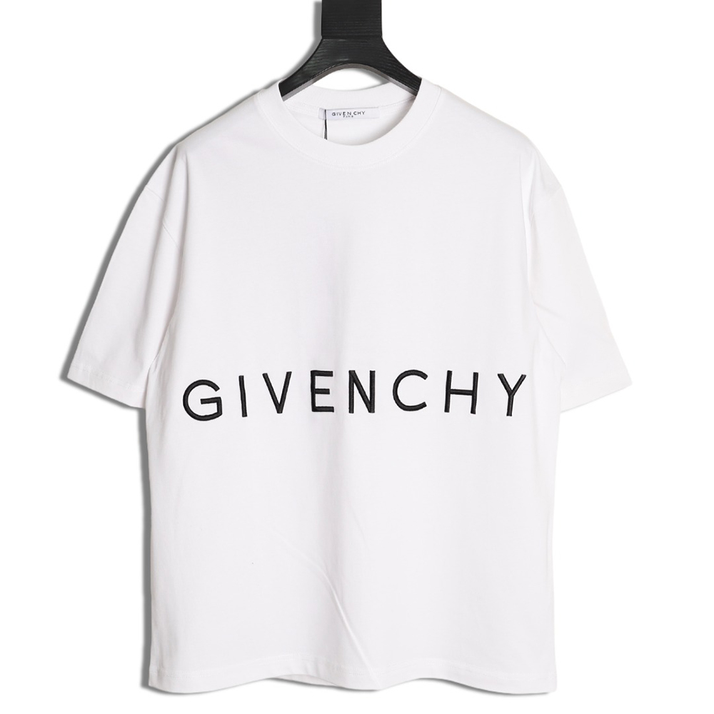 Givenchy embroidered logo short-sleeved shirt
