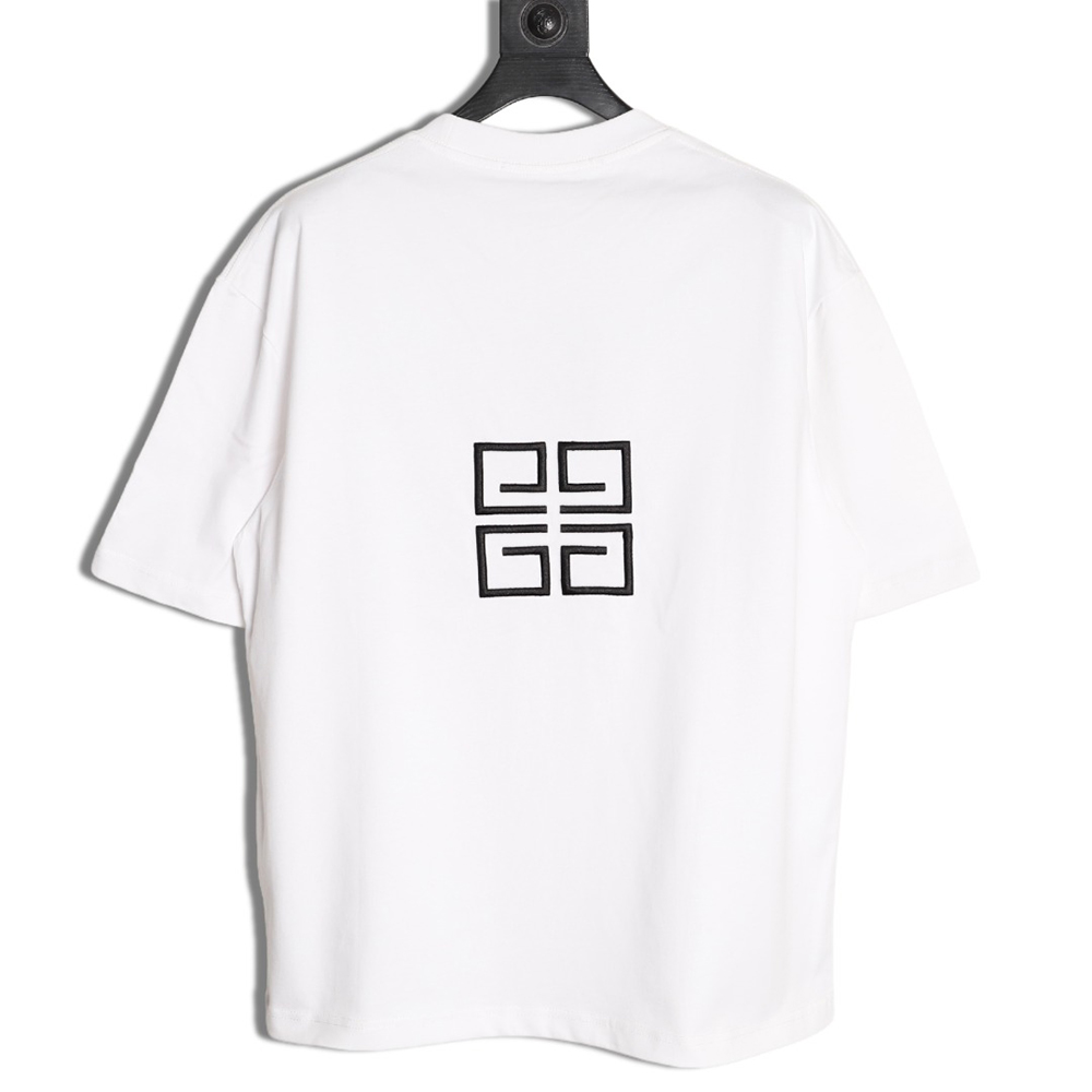 Givenchy embroidered logo short-sleeved shirt