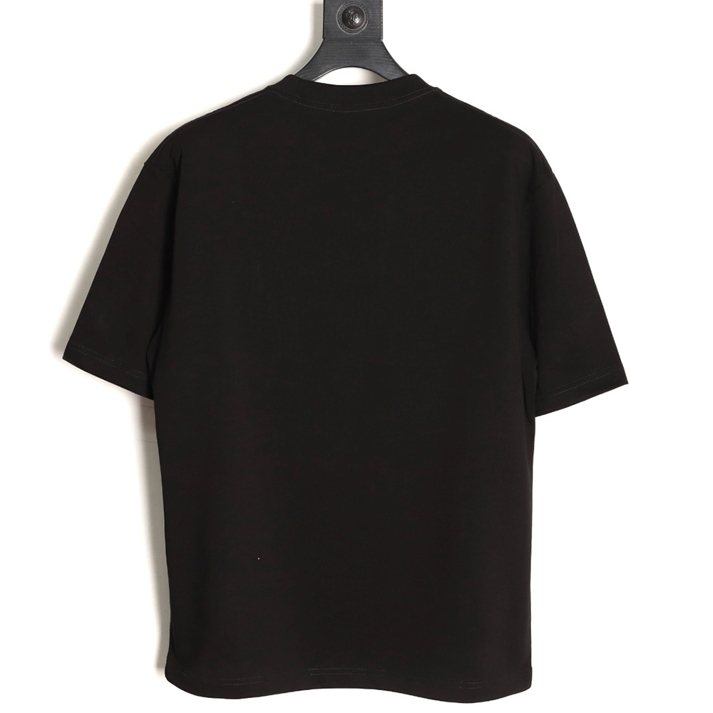 Givenchy three-dimensional laminated letter short sleeves TSK1