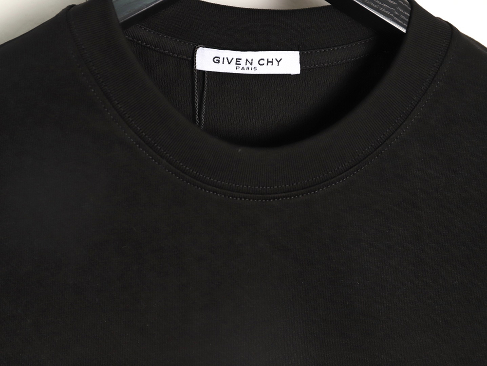 Givenchy three-dimensional laminated letter short sleeves TSK1