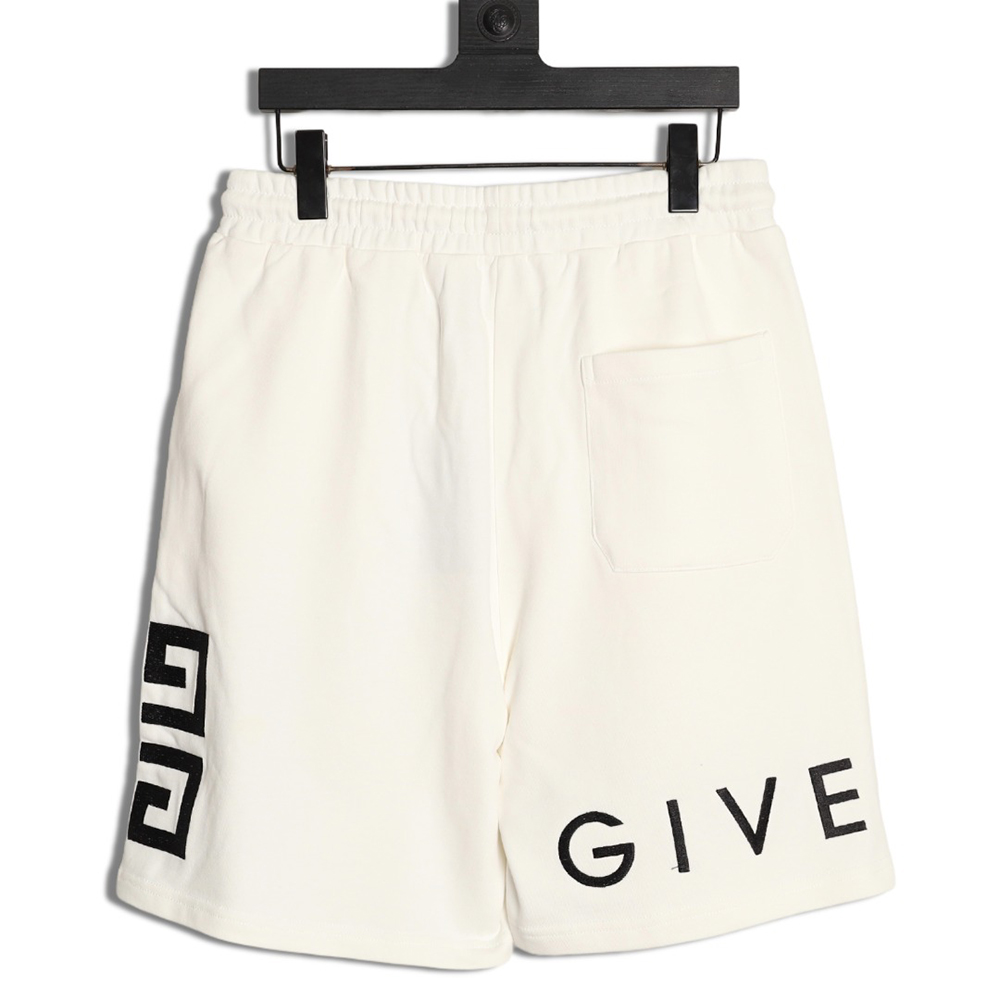 Givenchy embroidered logo shorts